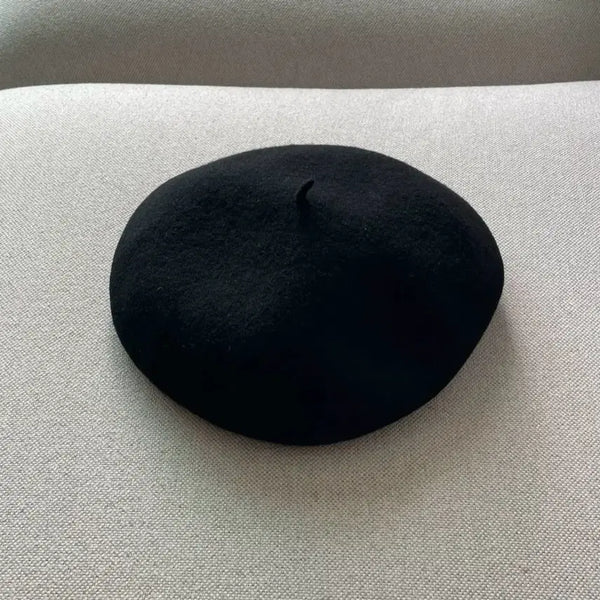 [BUNJANG] 100% Wool Beret Winter Hat / 울 100% 베레모 겨울모자