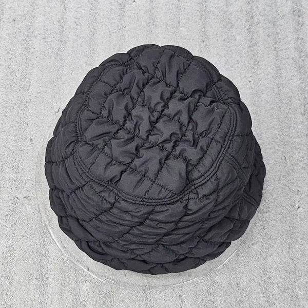 [BUNJANG] COS Quilted Padded Bucket Hat Black 52-54cm / COS 정품 퀼팅 패딩 버킷햇 블랙 52-54cm