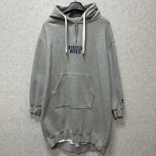 [BUNJANG] Studio Tomboy Women's Oversized Long Hoodie / Free 스튜디오 톰보이 여자 오버핏 롱 후드티
