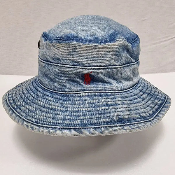 [BUNJANG] Polo Ralph Lauren Denim Bucket Hat / 폴로 랄프로렌 데님 버킷햇 남여공용ㅡ0413ㅁㅁ