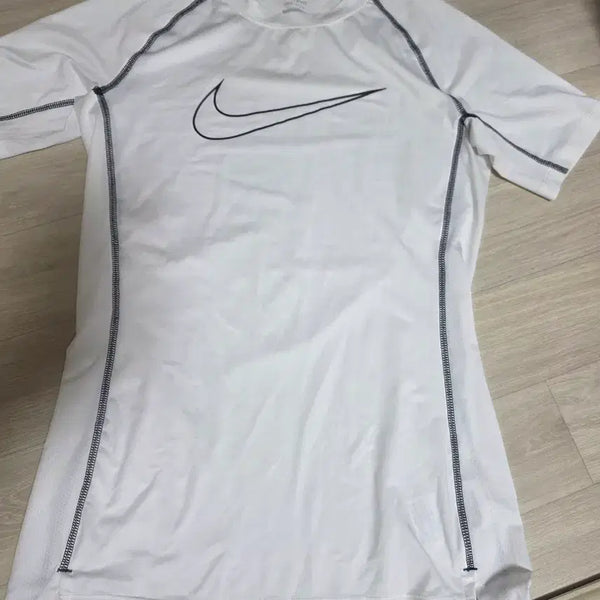 [BUNJANG] Nike Pro Short Sleeve T-Shirt White / 나이키 프로 반팔 티셔츠 화이트
