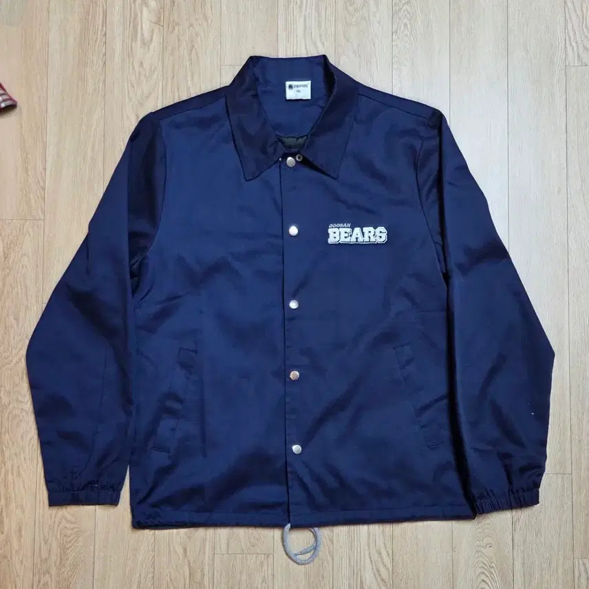 [BUNJANG] Nepos Doosan Bears Spring/Fall Jumper Size 105 / 미사용 네포스 두산 베어스 봄가을 점퍼 105사이즈 (줄자사진 참고)