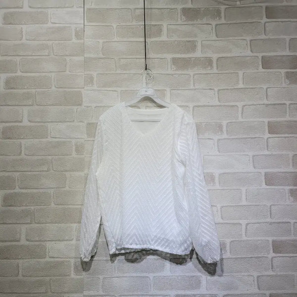 [BUNJANG] V-Neck T-Shirt / ㅎ1014 브이넥 티셔츠 F