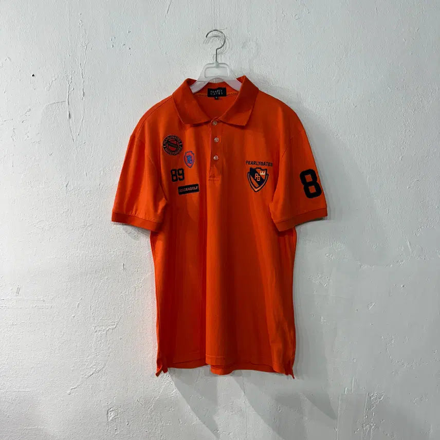 [BUNJANG] Pargates Golf Short Sleeve Polo Shirt Size 6 / 파리게이츠 골프 반팔카라티 6SIZE
