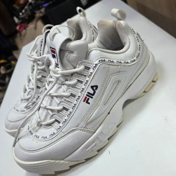 [BUNJANG] Fila Disruptor 2 White Shoes Size 270 / 휠라 디스럽터2 화이트270