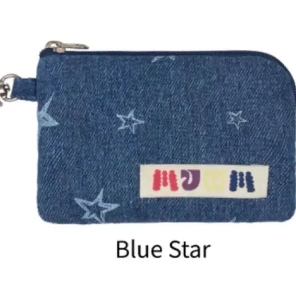 [BUNJANG] Moo Eum Card Wallet - Blue Star / 무음 카드지갑 블루스타
