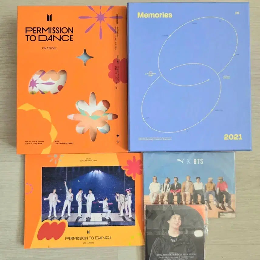 [BUNJANG] BTS 2021 Memories PERMISSION TO DANCE Blu-ray Bundle Set / BTS 2021 메모리즈 퍼투댄