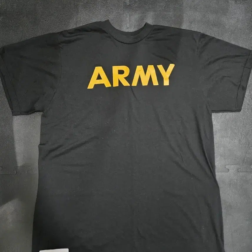 [BUNJANG] US Army PT Black T-Shirt Bundle (3-Pack) / 미군 트레이닝 PT복 블랙 ARMY 반팔 3장 일괄