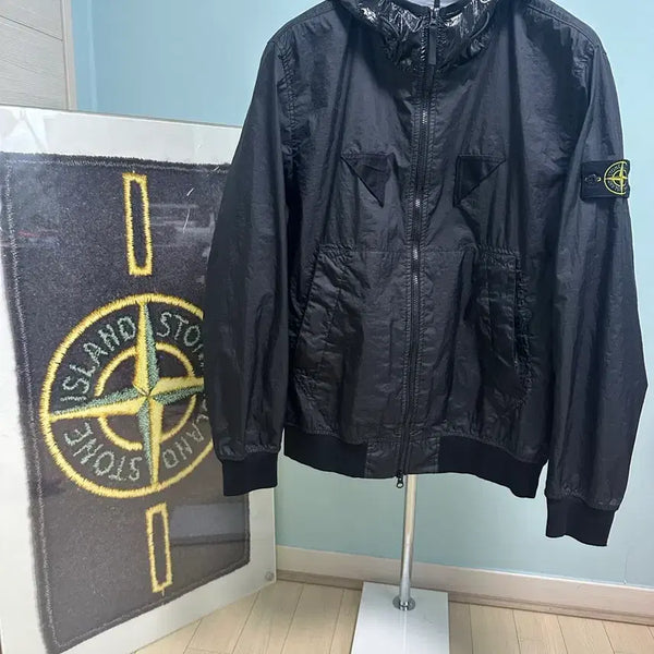 [BUNJANG] Stone Island SS23 Membrana Jacket Black L / 스톤아일랜드 ss23 멤브라나 블랙 L 매장판