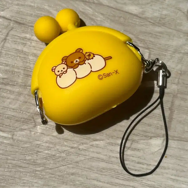 [BUNJANG] San-X Rilakkuma Coin Pouch Keyring / 산엑스 리락쿠마 동전파우치 키링