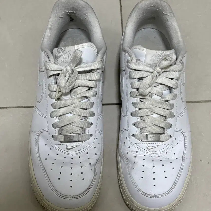 [BUNJANG] Nike x Supreme Air Force 1 Low White / 나이키 슈프림 에어포스 260