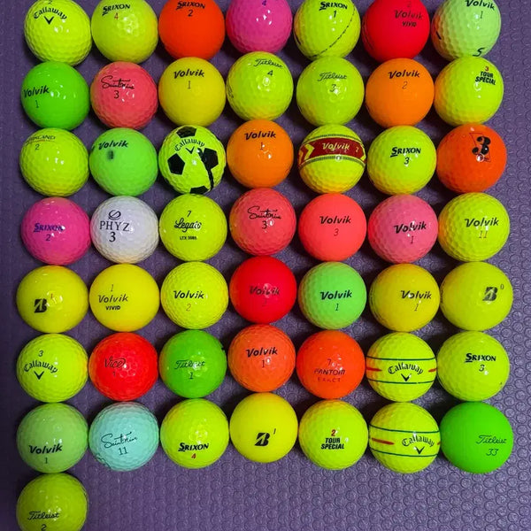 [BUNJANG] Used Golf Balls (50-Count) / 컬러로스트볼 50개