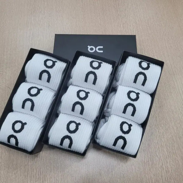 [BUNJANG] On Running Sports Socks (3-Pair Set) / 온 러닝 스포츠양말 3켤레 1세트