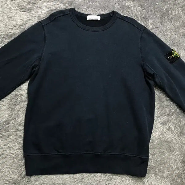 [BUNJANG] Stone Island Logo Badge Sweatshirt (L) / [[L, QR인증 정품] 스톤아일랜드 로고 와펜 맨투맨@998