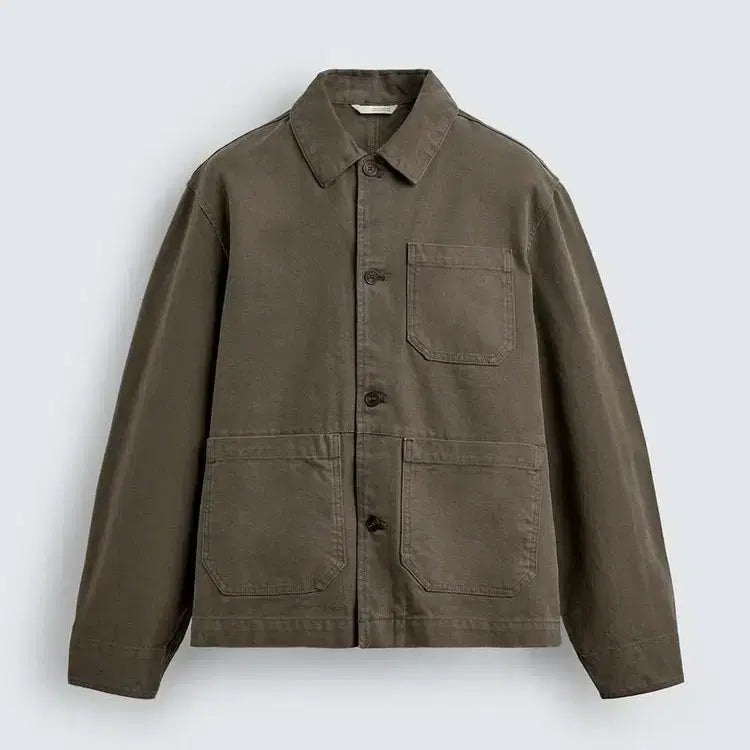 [BUNJANG] Zara Canvas Work Jacket Overshirt / (새상품) zara 캔버스 워크자켓(오버셔츠)