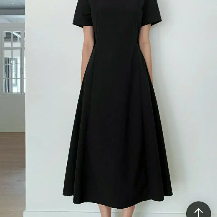 [BUNJANG] Spandex Blend Wrinkle-Resistant Back Slit Dress / 새상품) 44~ 99 스판 바스락 뒤트임 원피스
