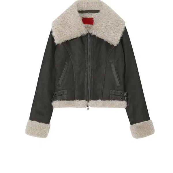 [BUNJANG] Bohemian Seoul Shearling Jacket Brown / 새상품 보헤미안서울  OVER COLLAR SHEARING JACKET, BROWN 무스탕