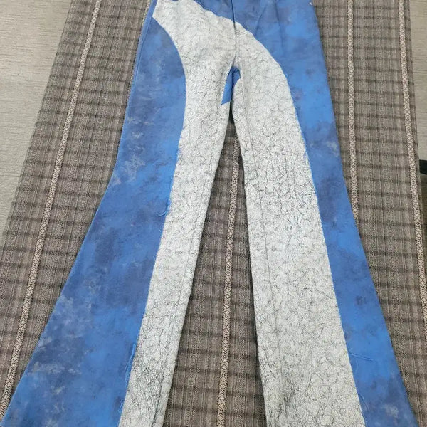 [BUNJANG] Andersson Bell Blue Patchwork Bootcut Pants / 앤더슨 벨 블루 패치워크 부츠컷 팬츠 36