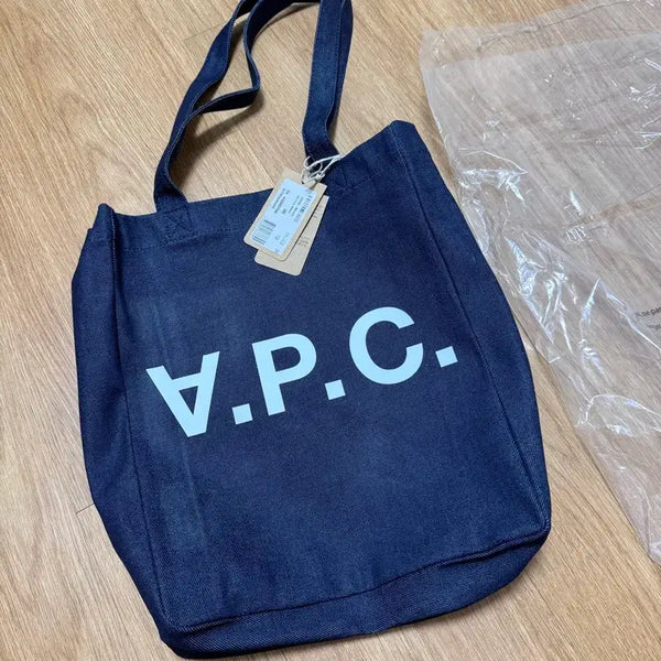 [BUNJANG] A.P.C. Denim Logo E-Shop Bag - Lori / 아페쎄 APC 데님로고 에코백.로르