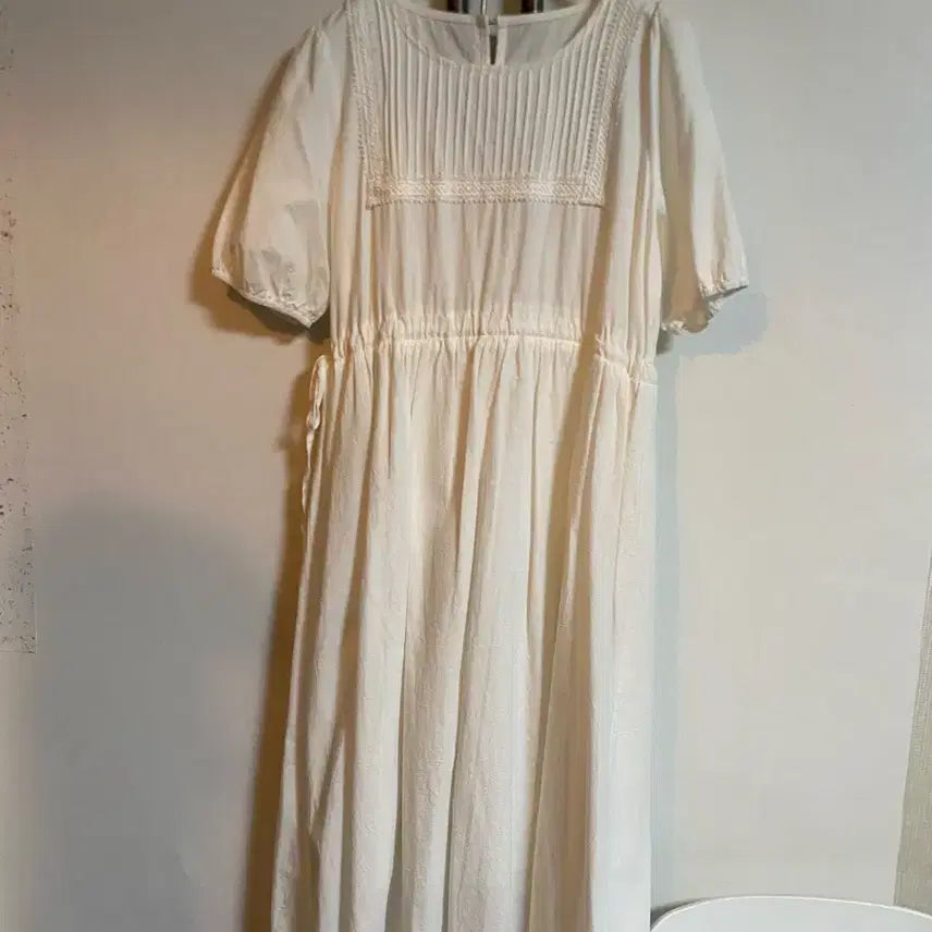 [BUNJANG] Ririento White Long Dress / 리리엔토 화이트 롱원피스 55-66 새상품