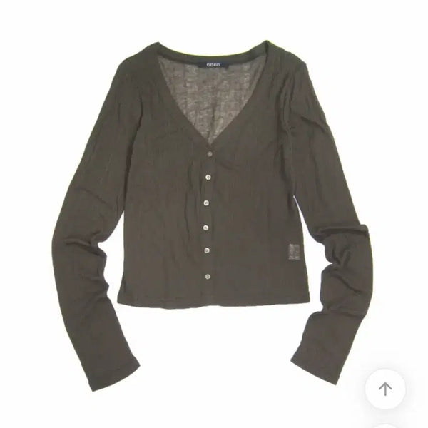 [BUNJANG] Easeas Tencel Cardigan Khaki Brown / 이즈이즈 텐셀 가디건 카키브라운 새상품 easeas new tencel  cardigan