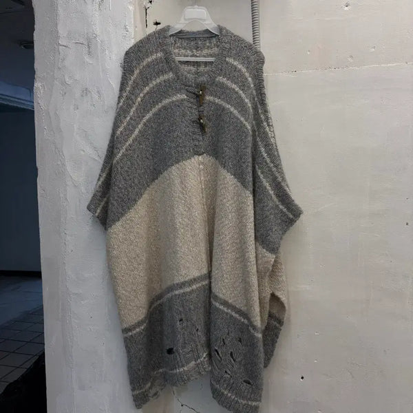 [BUNJANG] Raquel Allegra Point Cape Knit / Raquel Allegra 포인트 케이프 니트