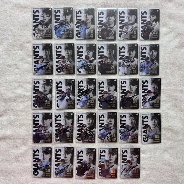 [BUNJANG] LOTTE GIANTS 2025 Popup Photocard Bundle Set (29 Types) / 롯데 자이언츠 25년 팝업포카 29종 일괄 판매합니다