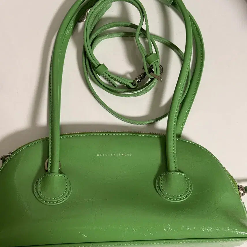 [BUNJANG] Magishood Besset Shoulder Bag Green Full Set / 마지셔우드 베셋 숄더백 그린 풀구성