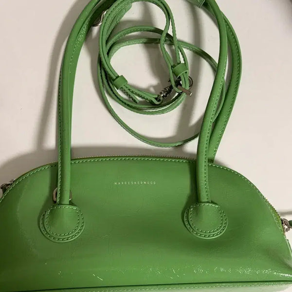 [BUNJANG] Magishood Besset Shoulder Bag Green Full Set / 마지셔우드 베셋 숄더백 그린 풀구성