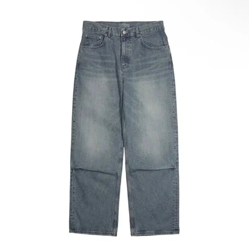 [BUNJANG] Sansan Gear Washed Denim Pants Blue / 산산기어 워싱 데님 팬츠 블루