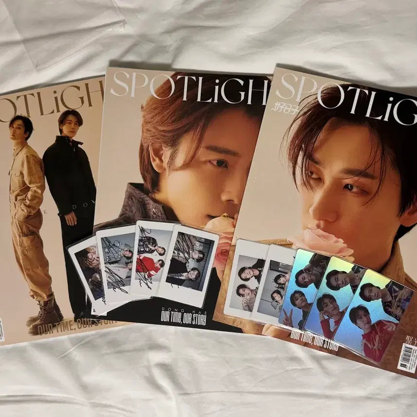 [BUNJANG] Super Junior D&E Eunhyuk Donghae SPOTLiGHT Magazine Bundle with Special Photocards / 슈퍼주니어 D&E 은혁 동해 SPOTLiGHT 중국 잡지+특전포카