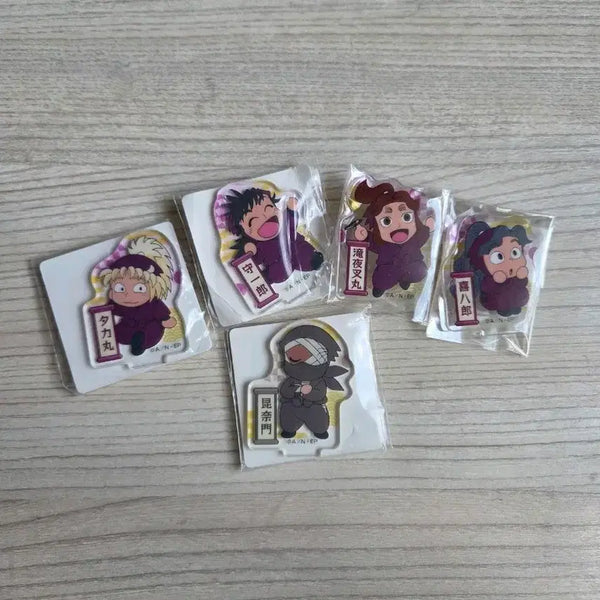 [BUNJANG] Nintama Mini Acrylic Standee Bundle Set - Four Ninja Zatto / (일괄) 닌타마 미니 아크릴 4닌 잣토