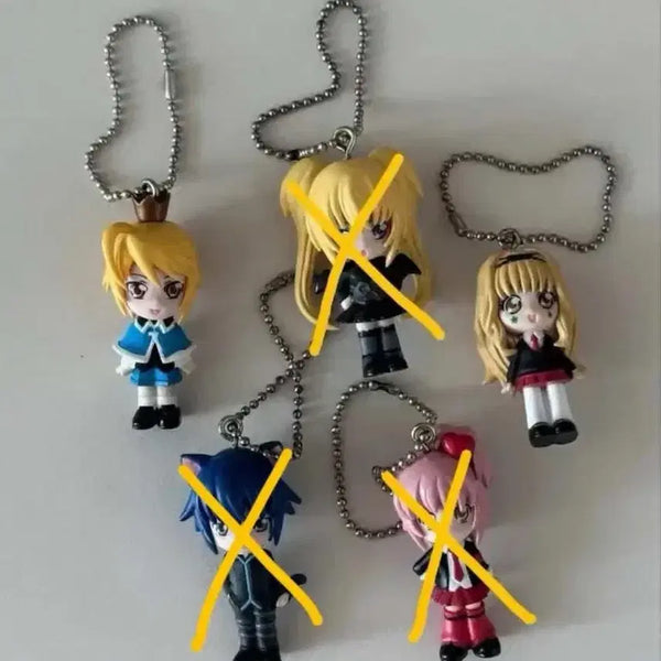 [BUNJANG] Shugo Chara! Classic Figure Keyring / (급처)고전 캐릭캐릭체인지 피규어 키링 캐캐체 키링