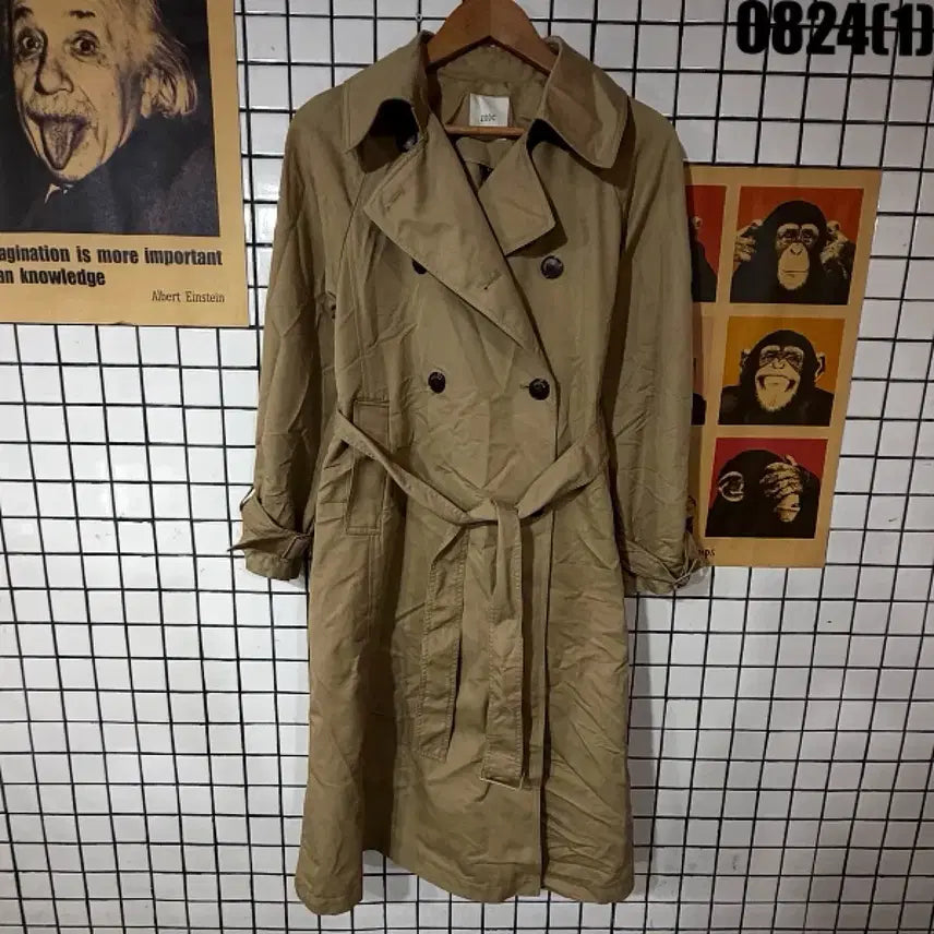 [BUNJANG] ZOOC Beige Trench Coat / ZOOC 베이지색 트렌치 코트 55 0824
