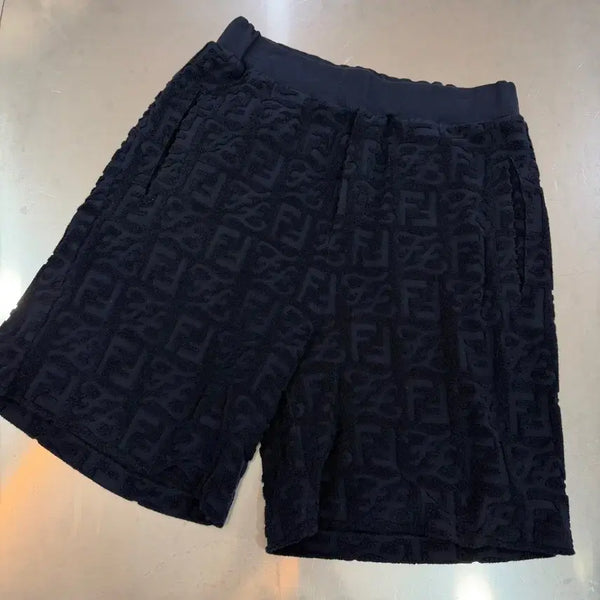 [BUNJANG] Fendi FF Full Motif Terry Shorts / 펜디 FF 풀 모티프 테리 반바지