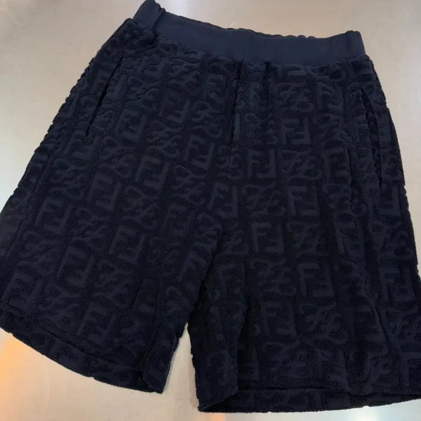 [BUNJANG] Fendi FF Full Motif Terry Shorts / 펜디 FF 풀 모티프 테리 반바지