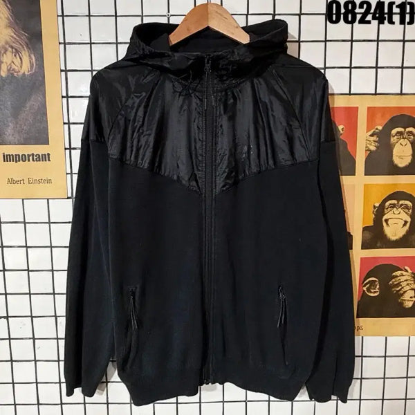 [BUNJANG] Nike Black Hooded Zip-Up Jacket L / 나이키 후드집업 블랙 L 0824