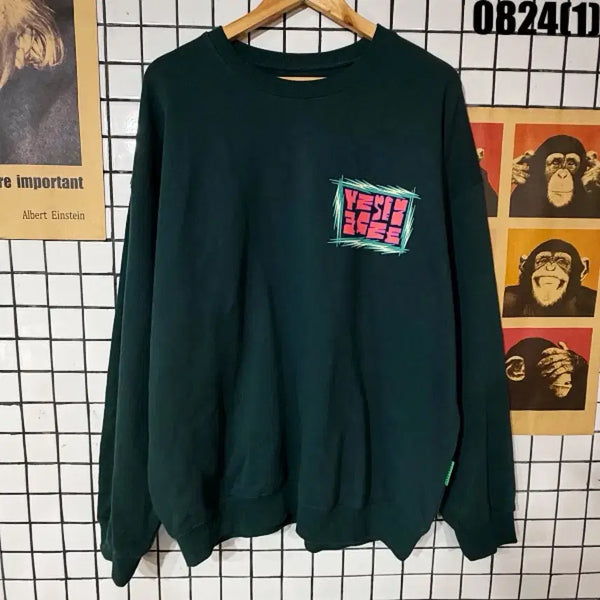 [BUNJANG] YESEYESEE Logo Sweatshirt Green L / YESEYESEE 맨투맨 L 0824