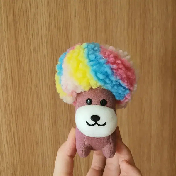 [BUNJANG] San-X Classic Afuromoken Plush / 산엑스 고전 아프로켄 인형 솜사탕머리