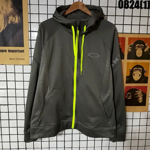 [BUNJANG] Oakley Zip-Up Hoodie Jersey Size M / 오클리 후드 집업 져지 M 0824