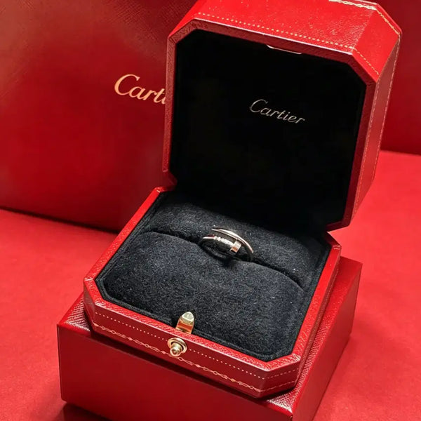 [BUNJANG] Cartier Creative Nail 18K Rose Gold Ring Size 15 / 까르띠에 크리에이티브 네일 18K 로즈골드 반지 사이즈15