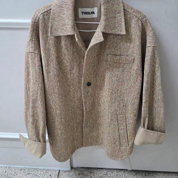 [BUNJANG] THEILMA Tweed Jacket Beige / THEILMA 더일마 트위드 자켓 베이지
