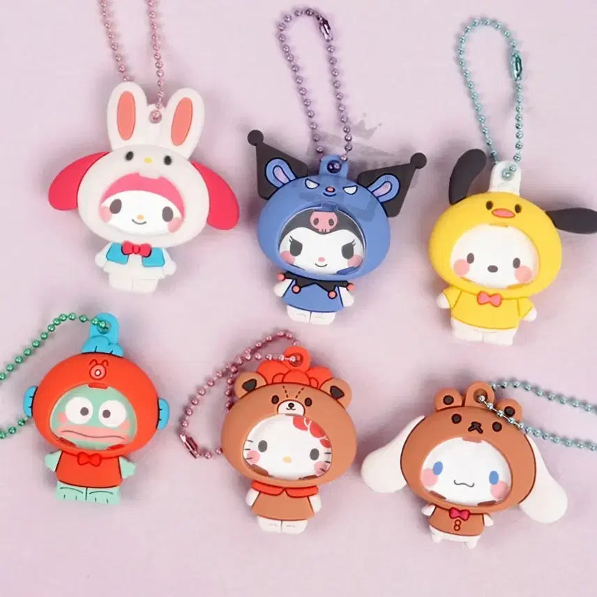 [BUNJANG] Sanrio Character Change Face Keychain / 산리오 최애 체인지 페이스 키링 (새상품