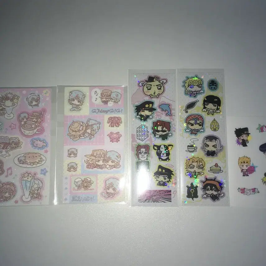[BUNJANG] Anystickers Jojo's Bizarre Adventure Stickers Set / 애니스티커 이차굿즈 디페 죠죠 스티커 캥님 geom님