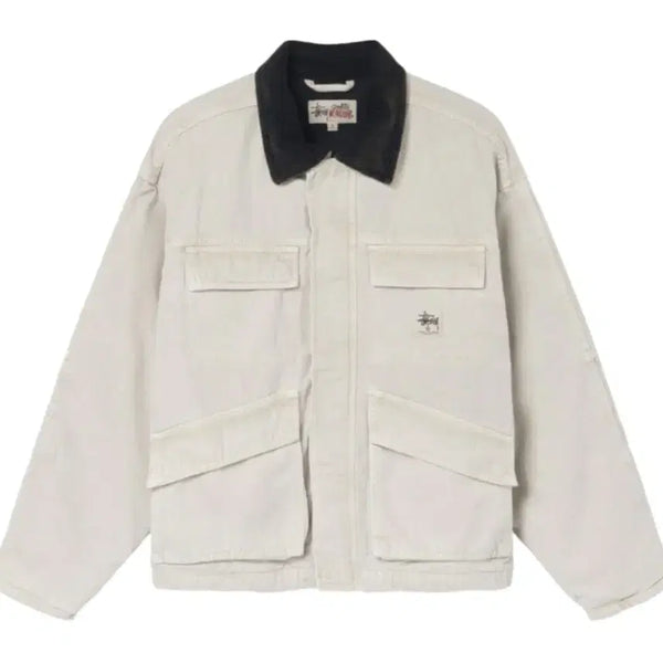 [BUNJANG] Stussy Washed Canvas Shop Jacket / 스투시 워시드 캔버스 샵자켓