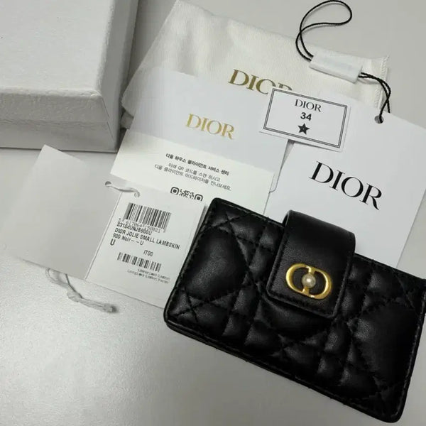 [BUNJANG] Dior Card Holder Black / 디올 카드지갑 블랙
