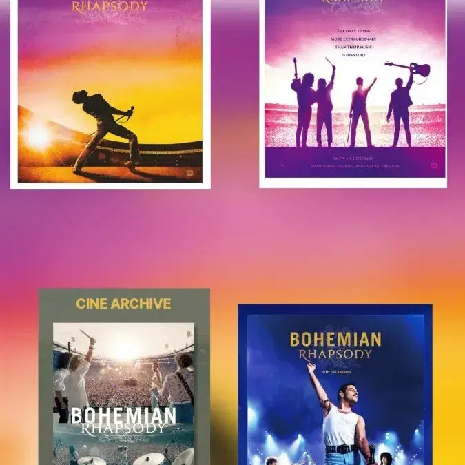 [BUNJANG] Bohemian Rhapsody Art Card & Poster Set / 보헤미안 랩소디 아트카드,포스터2종 세트 판매