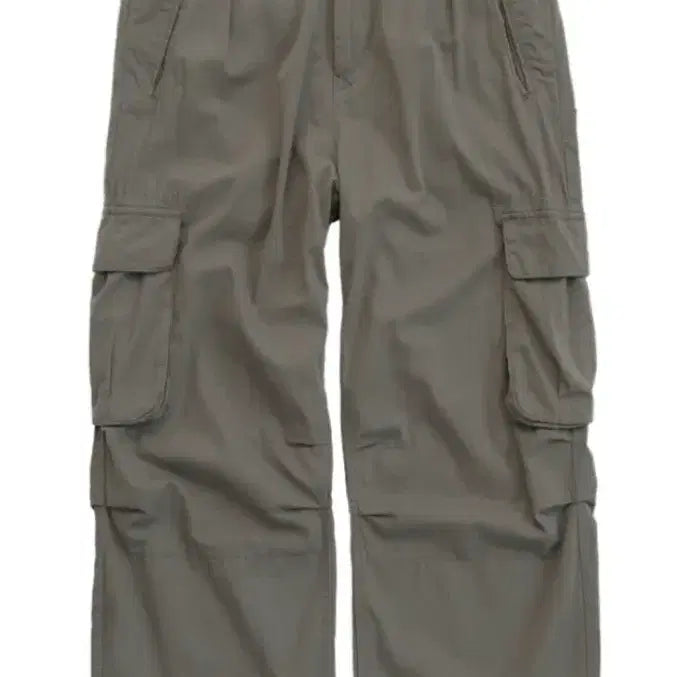 [BUNJANG] Polituru Belted Cargo Pants Olive Grey Size 3 / 폴리테루 벨티드 카고 팬츠 1.2v 올리브 그레이 3사이즈