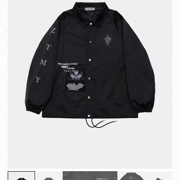 [BUNJANG] Zutto Mayoi MADNIGHT Coach Jacket Black L / 즛토마요 MADNIGHT Coach Jacket (블랙) L
