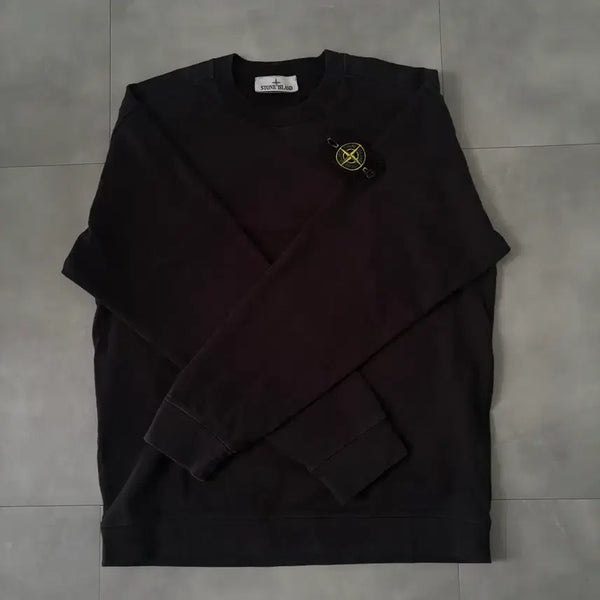 [BUNJANG] Stone Island Sweatshirt Black M / 스톤아일랜드 맨투맨 블랙m 급처